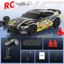 ZY013 RTR 1/43 2.4G 4WD Drift RC Car Mini Full Proportional LED Light Optional Gyro Remote Control High-Speed On-Road Racing Vehicles Models Boys Gifts Toys
