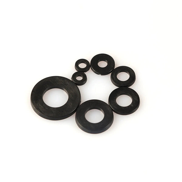 250PCS Nylon Gasket M2 M2.5 M3 M4 M5 M6 M8  High Temperature Insulating Plastic Gasket