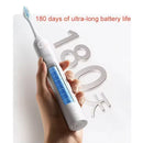 XIAOMI Oscillation Electric Toothbrush with Double Swing Angle Brushing Area Indicator 180-Day Battery Life IPX8 Waterproof 3 Cleaning Modes