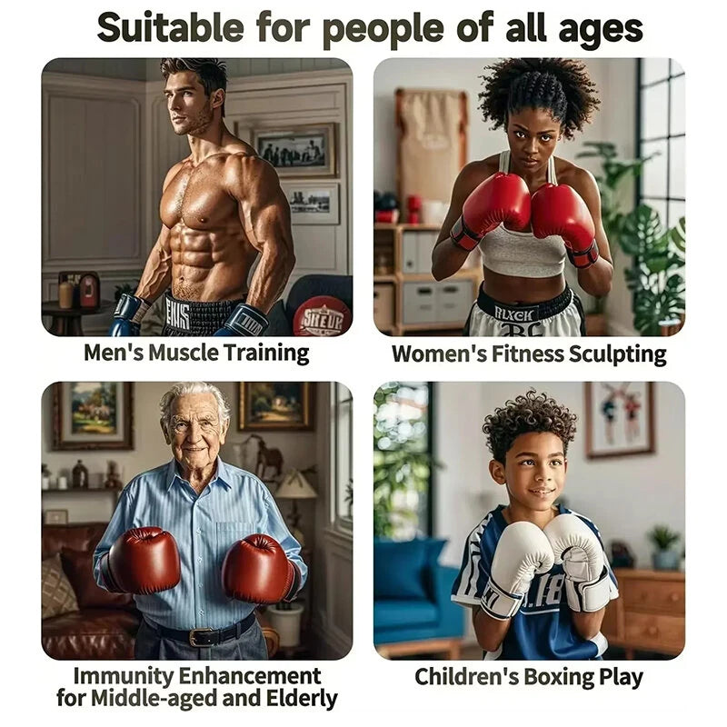 KALOAD Smart Music Boxing Machine Bluetooth Wall-Mounted Boxing Trainer Reaction Exercise Boxing Wall Target for Men Women Children