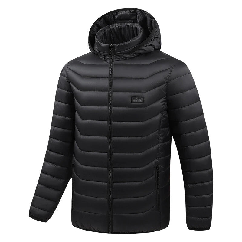 TENGOO HJ-25 Heating Jacket 25 Heated Areas Coat USB Charging Winter Warm Windproof Outdoor Hiking Camping Electric Heating Jacket