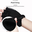 TENGOO Winter Electric Heated Gloves USB Rechargeable Half-finger Gloves Hand Warmer Heating Gloves Thermal Touch Screen Waterproof Motorcycle Gloves