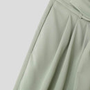 INCERUN Men Side Lace Up Solid Color Pants Button Zipper Wide Legged Trousers Loose Fit Casual Daily Men Pants Plus Size S-5XL