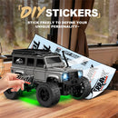 WSD E88 E89 RTR 1/64 2.G RWD Mini RC Car with Suitcase Off-Road Climbing Truck LED Light Two Speed Full Scale Desktop Large Foot Remote Control Vehicles Models Boys Gifts Toys