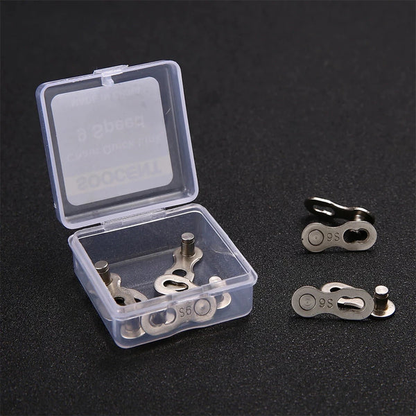 XANES 5Pair Bicycle Chain Link Connector Chain Magic Buttons 6-12 Speed Bicycle Cycling Quick Master Links for Mountain Bike