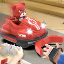 2PCS JJRC Q195 2.4G RC Battle Bumper Cars Amusement Park Arena LED Light Music One Click Vehicles Models Multiplayer Competiton Spin Stunt Toys