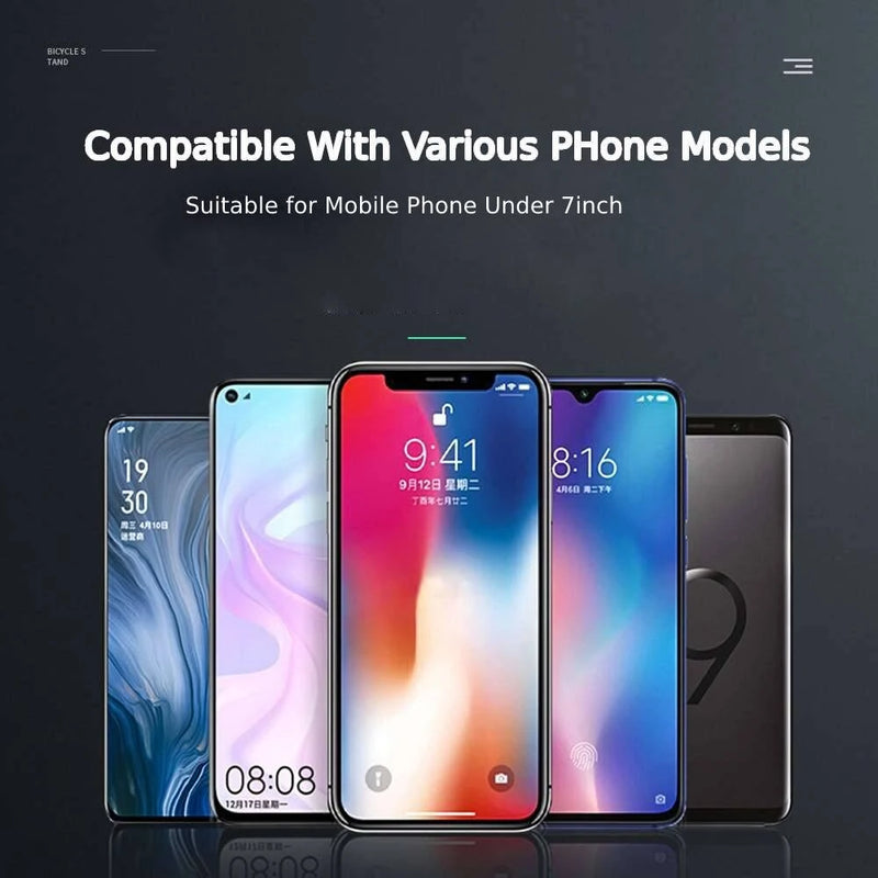 XANES Universal Waterproof Bike Phone Bracket Navigation GPS Support 360 Adjustable Touch Screen Shockproof Bicycle Holder for 4.7-7.2 inch Phones MTB Bike Road Bike