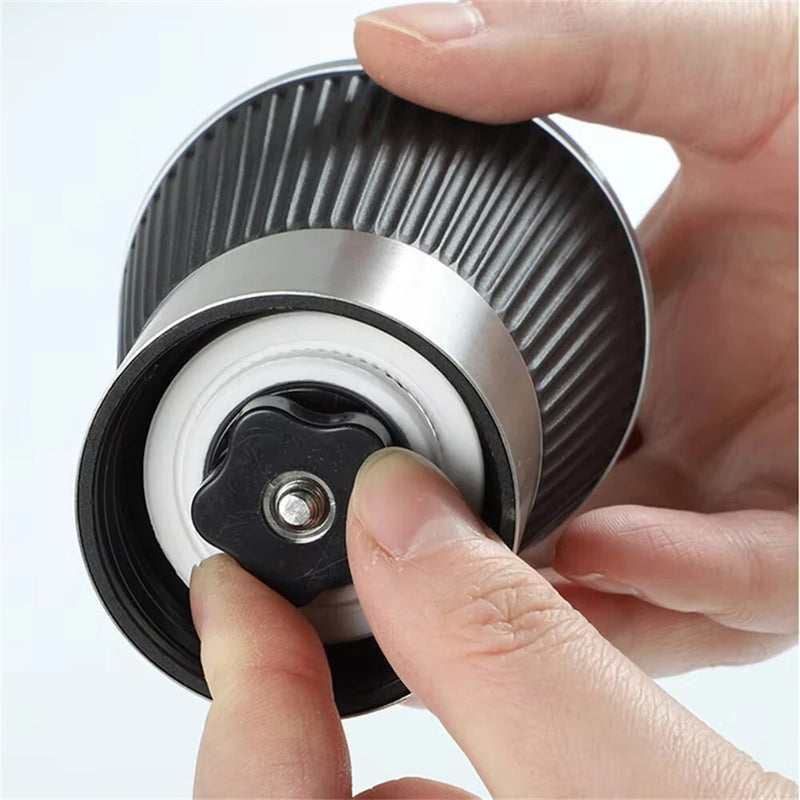 IPRee Manual Coffee Grinder Glass Portable Outdoor Coffee Machine Ceramic Grinding Core Pepper Grain Mill Coffeeware for Kitchen