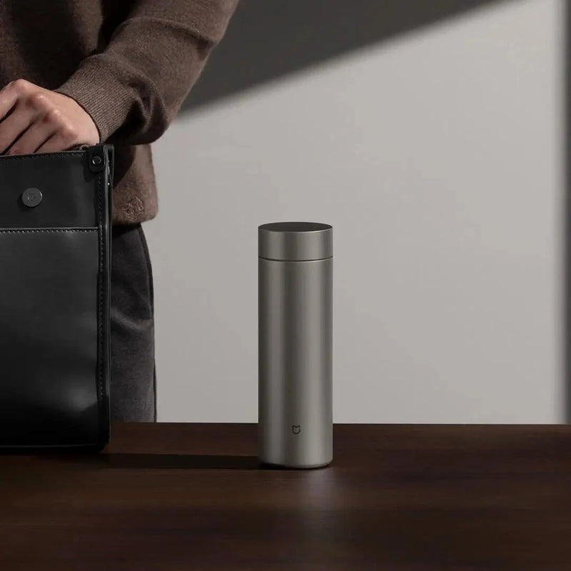Xiaomi Mijia Insulation Cup Ti2/ 480ml Ti TA1 Pure Titanium Material Vacuum Insulation With Tea Filter 6Hour Heat Keeping Portable Bottle