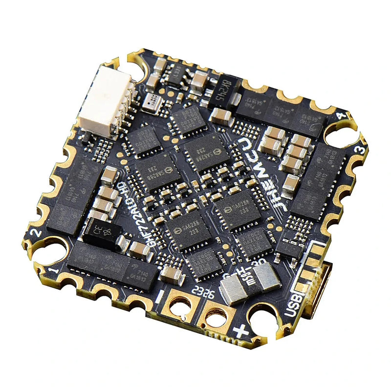 25.5x25.5mm JHEMCU GHF722AIO HD F7 OSD BlackBox Flight Controller with 5V BEC 40A BL_S 4in1 ESC 2-6S Support DJI O3 HD Digital System for RC FPV Racing Drone