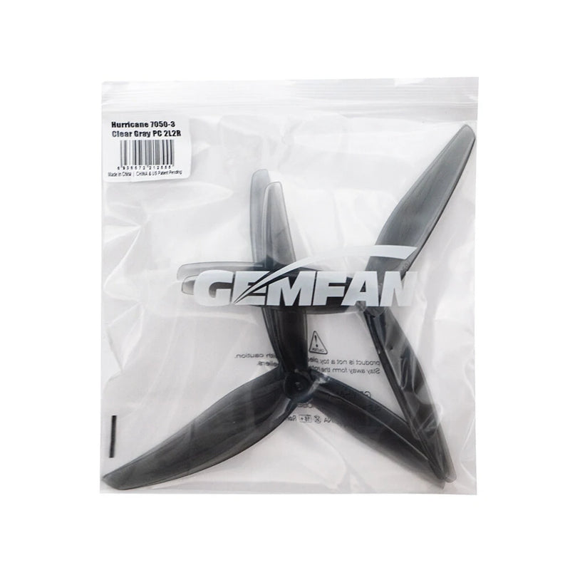 6 Pairs Gemfan 7050 7.0x5.0 7 Inch 3-Blade Prop Propeller 5mm Hole for Long Range FPV Racing Drone
