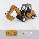 M651 M652 M653 RTR 1/64 2.4G Mini RC Car Forklift Excavator Bulldozer Support App Remote Controlled Engineering Vehicle Desktop Toys Model Collection Gift For Boys