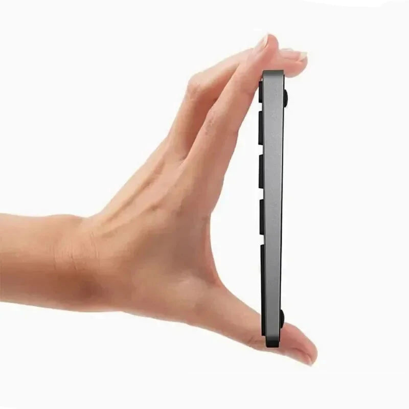 2.4G/bluetooth Numeric Keyboard 35-keys Super Thin Wireless Numpad USB Rechargeable Numeric Keypad for iOS Android Window Digital Keyboard