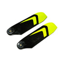 1 pair 105mm Carbon Fiber Tail Blade for 700 Class RC Helicopter