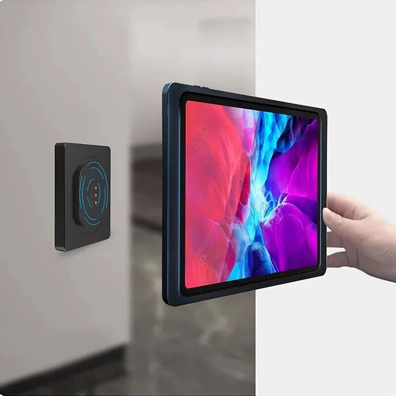 Magnetic Wall Mounted Wireless Charger Wall charging Socket Tablet Magnetic Bracket Holder for Universal Tablet Android