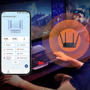 WAVLINK BE3600 WiFi 7 Router Dual Band Full Gigabit Gaming Router 1WAN 3LAN Gigabit Ports 4096-QAM OFDMA MU-MIMO Support Mesh/Router/AP/Repeater Mode