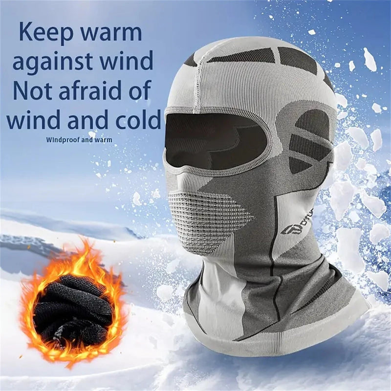DTUCYCLE Warm Winter Cycling Caps Men Women Cold-Proof Thermal Sports Hoods Full Face Mask Ski Hunting Helmet Liner Head Neck Cover