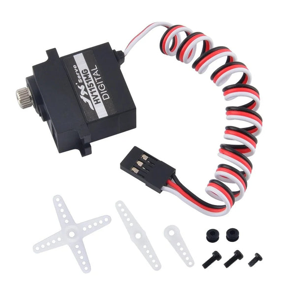 JX PDI-HV1151MG Mini Waterproof Servo 8.4V 4.5KG Metal Gear Digital Servo for Traxxas TRX4 BRX01 Crawler RC Car