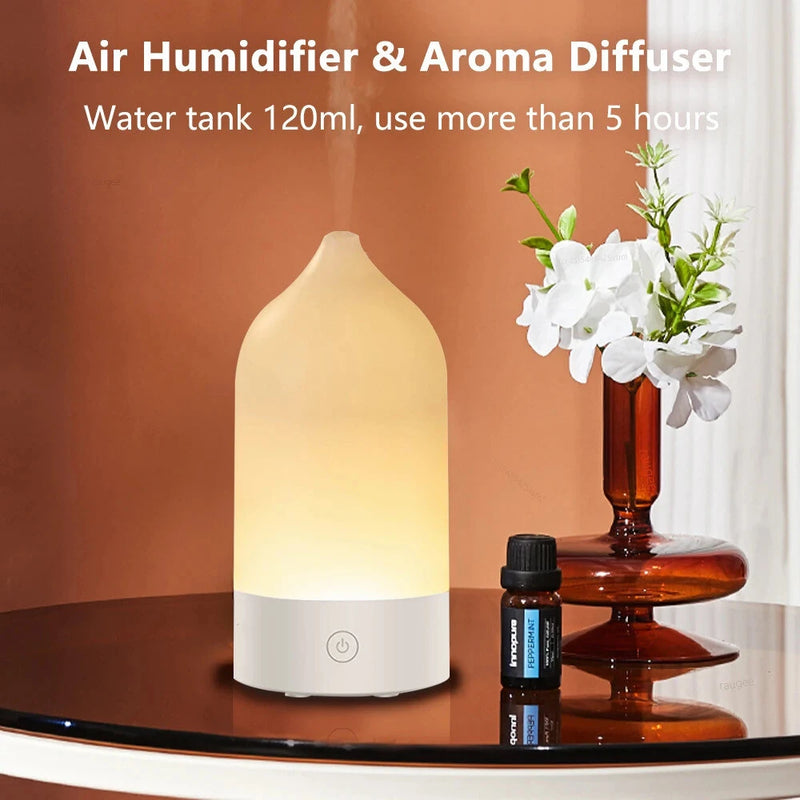 Tevorex Aroma Humidifier Essential Oils Air Humidifiers Fragrance Diffuser Home Aromatherapy Humidifier Diffuser with Colorful LED Light