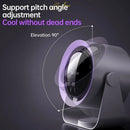 Digital Display High Speed Turbine Small Fan Desktop Small Electric Fan Type C Strong Wind Circulating Air 100 Steps Of Stepless Speed Adjustment