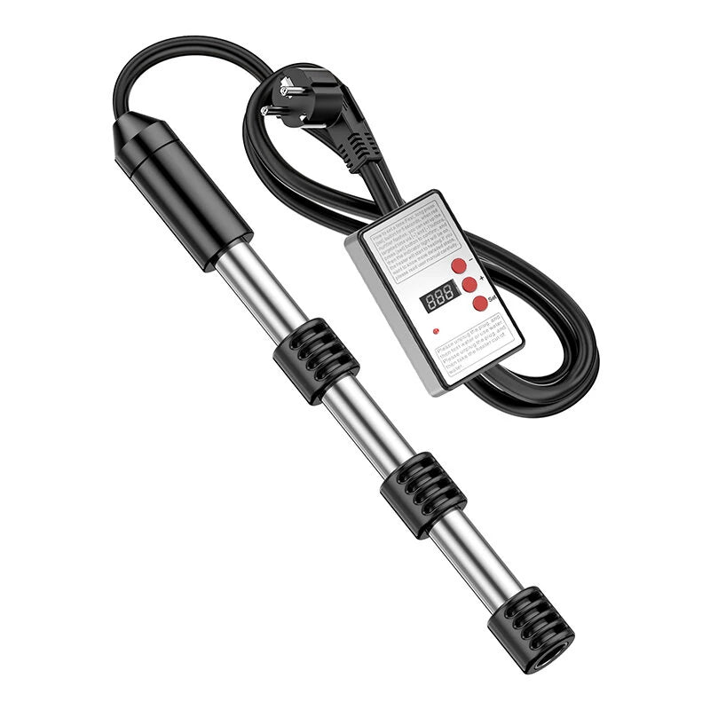 Tevorex Immersion Water Heater with Thermostat Temperature Control Portable Bathtub Bucket Submersible Heater Pool Heater for Inflatable Above Ground Swimming Pool-EU plug