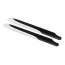 1pair PUDU 230mm Carbon Fiber Main Rotor Blade Propeller For RC Helicopter