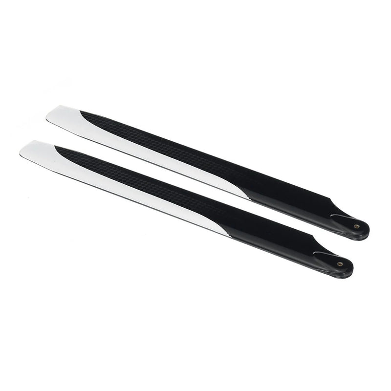 1pair PUDU 230mm Carbon Fiber Main Rotor Blade Propeller For RC Helicopter