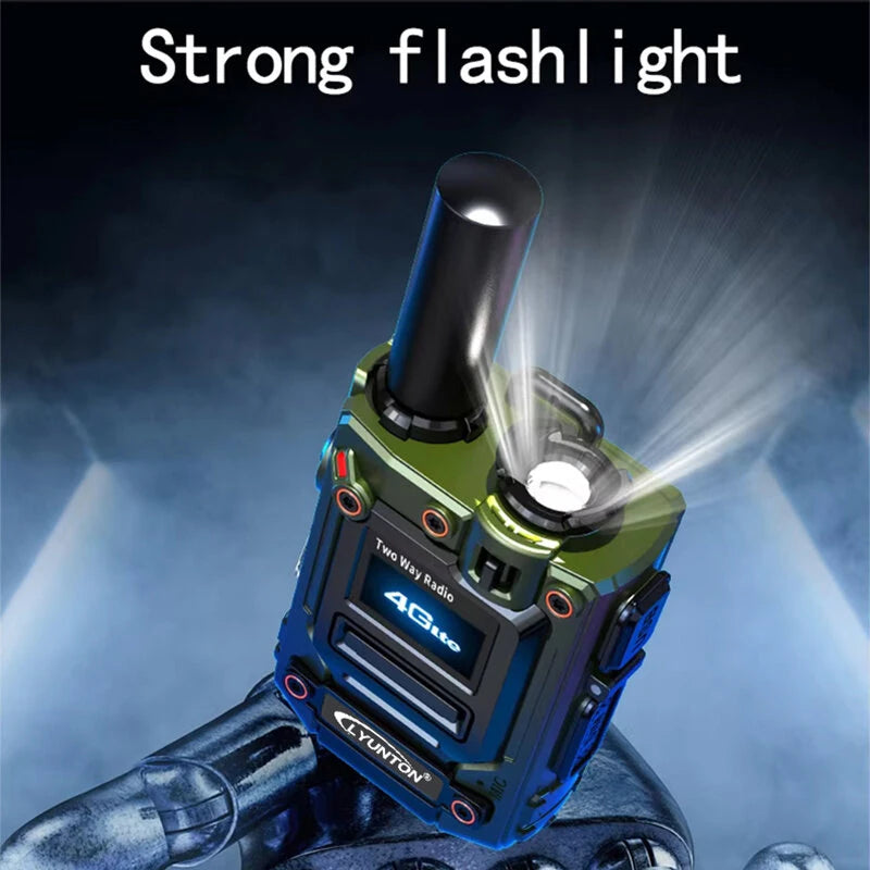Lyunton K300 Global Walkie Talkie 4G LTE 6800mAh Battery Type-C Charge Europe Version SIM Card