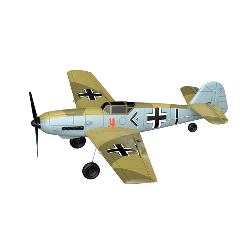 Eachine BF109 V2 2.4GHz 4CH 400mm Wingspan 6-Axis One-Key U-Turn Aerobatic Xpilot Stabilization System EPP Mini RC Airplane BNF/RTF for Beginner