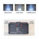 BIKIGHT Rechargeable Bike Headlight with 120dB Horn Super Bright LED Front Light 3 Modes Type-C Charging Bicycle Accessories