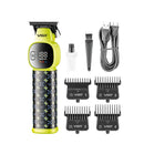 VGR V-185 Professional Hair Trimmer for Men with Ceramic Stainless Steel Blades 7000 RPM Motor USB Rechargeable LED Display 220min Runtime