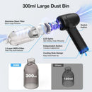 MEVC1 4 IN 1 Air Duster  & Vacuum Max 16KPA &110000RPM Strong Suction Power