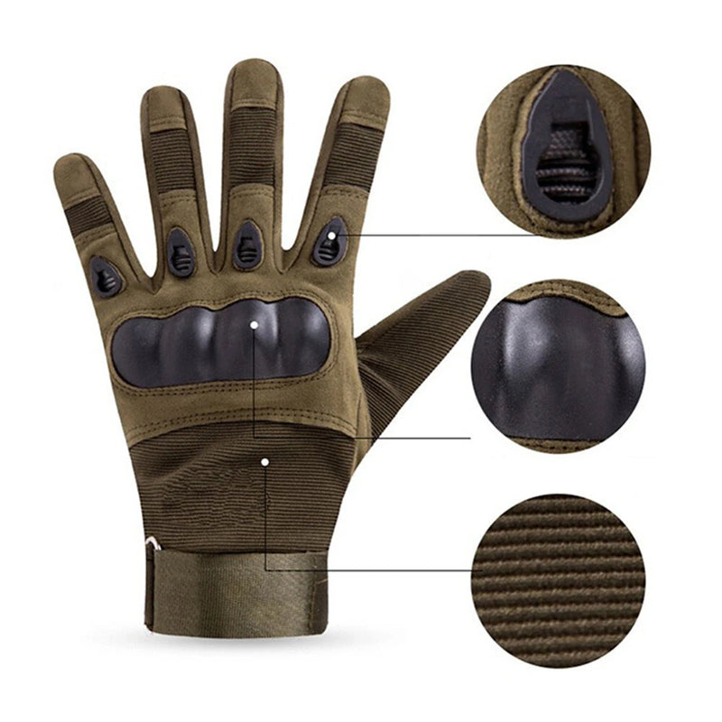 XANES 1 Pair Winter Warm Outdoor Sports Tactical Gloves Locomotive Military Fans Hobby Outdoor Tactical Gear for Climbing Riding Fishing