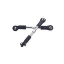 2PCS ZD Racing 8124 Metal 75-85mm Steering Rod for 9116 08427 1/8 Rc Car Model Parts