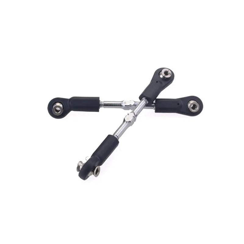 2PCS ZD Racing 8124 Metal 75-85mm Steering Rod for 9116 08427 1/8 Rc Car Model Parts