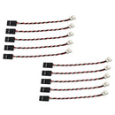 10PCS JST 10cm/15cm 1.5mm 3Pins Male Female and JR Style for Mini Receiver Servo Wire Plug Converter