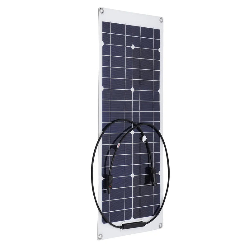 20W 18V Monocrystalline Solar Panel For Motorhome Boat Connector Waterproof Power Solar Panel