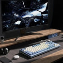 LANGTU LT84 Tri-mode Mechanical Gaming Keyboard with Display Screen and Knob 84 Keys Sandwich Structure Hot Swappable RGB Wireless E-sports Gamer Keyboards