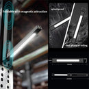 Portable LED +COB Mini Nursing Strong Light Rechargeable Emergency Ruler Work Light Flashlight Light With Magnet Maintenance Light