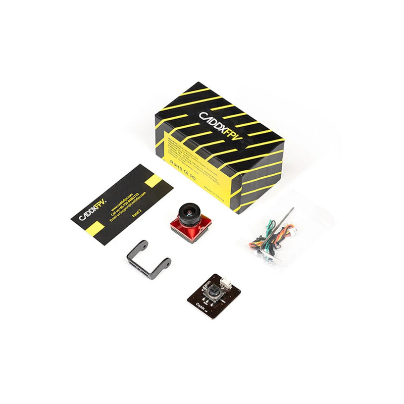 Caddx Ratel 2 1/1.8 Inch Starlight 1200TVL 2.1mm Lens FOV 165 NTSC/PAL 16:9/4:3 FPV Camera Switchable Micro Size Low Latency Freestyle FPV Camera For RC Drone
