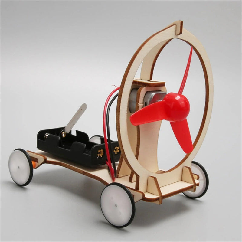 Children's Science Experiment Electric Wind Turbine Technology Small Production Handmade DIY KIT Kindergarten Elementary School Toys