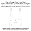 4Pack Toothbrush Head Replacement for Xiaomi Mijia T500/T300 MES/ 602/601 Sonic Toothbrush