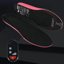 TENGOO 1 Pair EVA Unisex Electric Heated Insoles Wireless Remote Control Thermal Rechargeable Smart Heating Warm Pad for Winter Sports