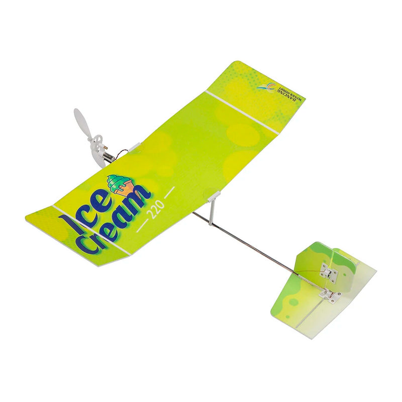 Dancing Wings Hobby E23 ICE CREAM 220mm Wingspan 2.4GHz 3CH PP Foam Mini Indoor RC Airplane RTF