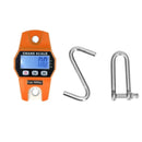 300kg Portable Handheld Scale Crane Scale Electronic Crane Scale LCD Digital Weighing Tool Industrial Heavy Duty Weight Stainless Steel Hook Scale Hanging Scale
