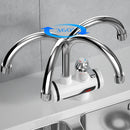 Smart Digital Instant Electric Water Heater Faucet Temperature Adjustable Tankless Water Heater Bottom Inlet Fast Heating Faucet Kitchen Bathroom