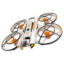 A21 PRO Mechanical Armor Style WiFi FPV with Dual Camera 180 Electrically Adjustable Optical Flow Hover Brushless Circle Fully Enclosed Protection Kids Gifts 2.4G 4CH 6-Axis Remote Control RC Toys Drone Quadcopter RTF