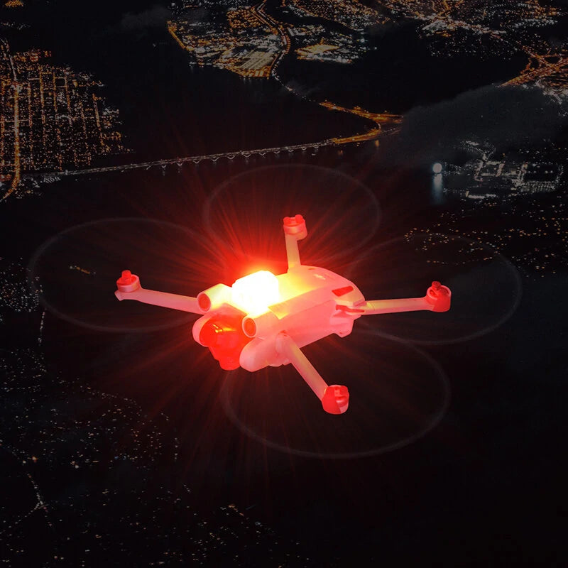 Night Flying LED Flash Light Warning Signal Lamp AntiCollision Strobe Blinker for DJI Mini 3 PRO / Mini 2 / AIR 2S / DJI AVATA / FIMI X8 SE / FIMI X8 MINI Drone