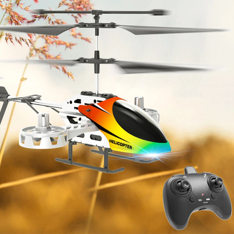SQN-029 3.5CH Smart Height Fixed Helicopter Modular Rechargeable Battery Long Endurance Remote Control Helicopter Children's Toy