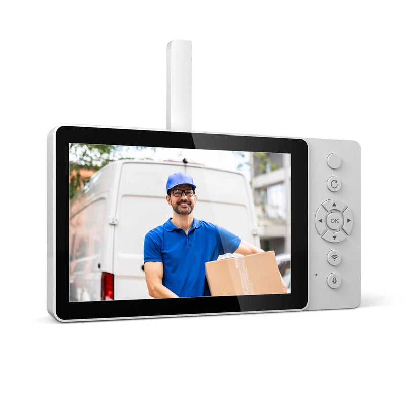 SriHome SH054-DH002 4MP HD WiFi Wireless Video Intercom System Doorbell Camera 120 Viewing Angle PIR Motion Sensor Infrared Night Vision